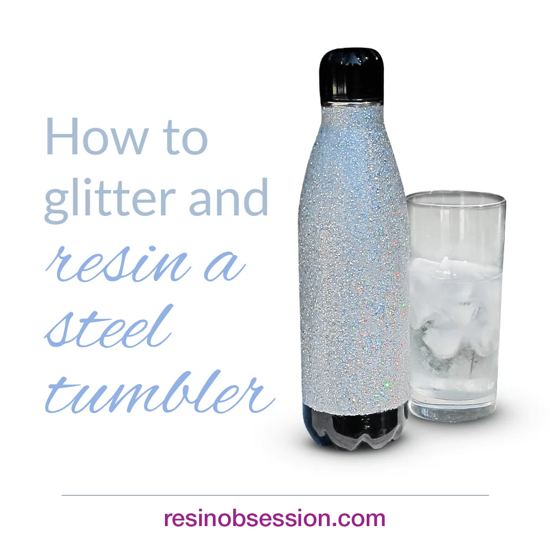 How to Make Epoxy Resin (Glitter) Tumbler Cups - DIY Cake and Crafts