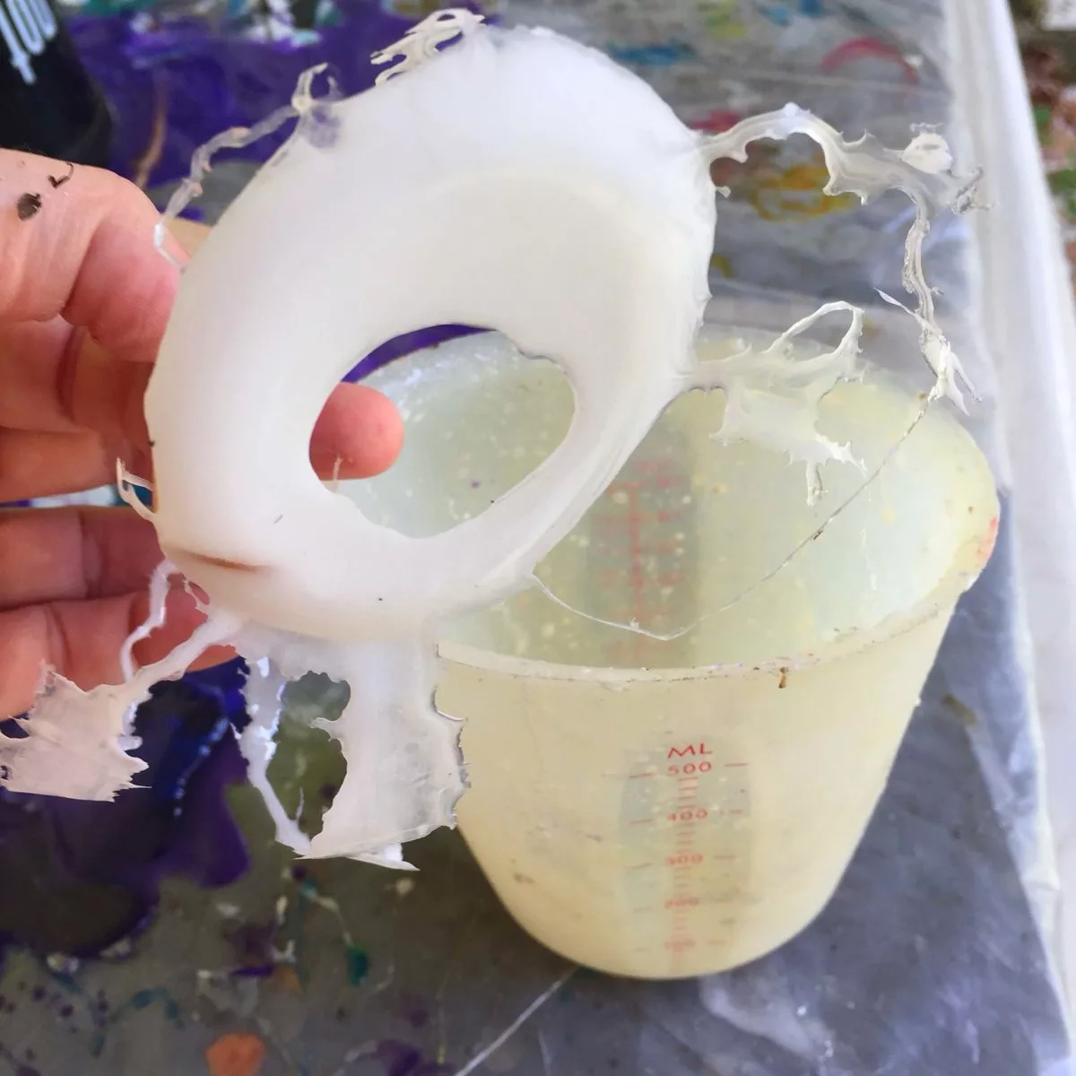 How to Clean your Resin Silicone Mixing Cups 