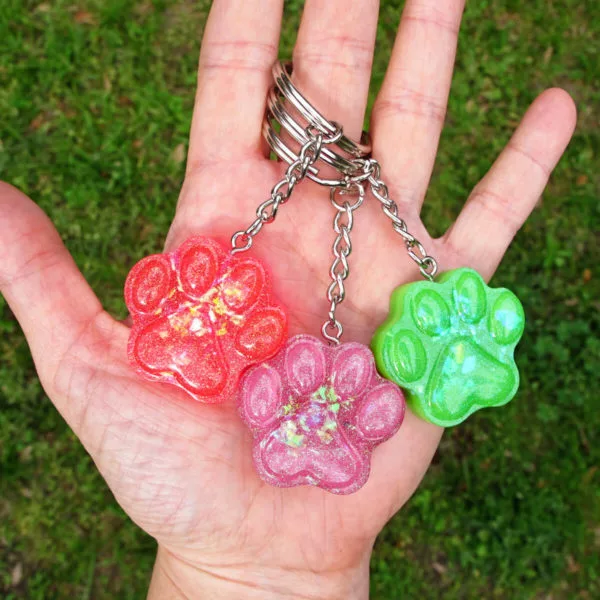 Charm Keychains (Multiple Colors) Bloom Your Own Way (Pink)