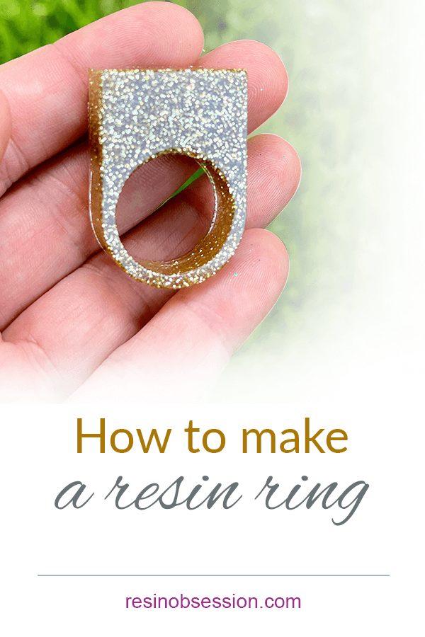 Resin Dome Ring Set