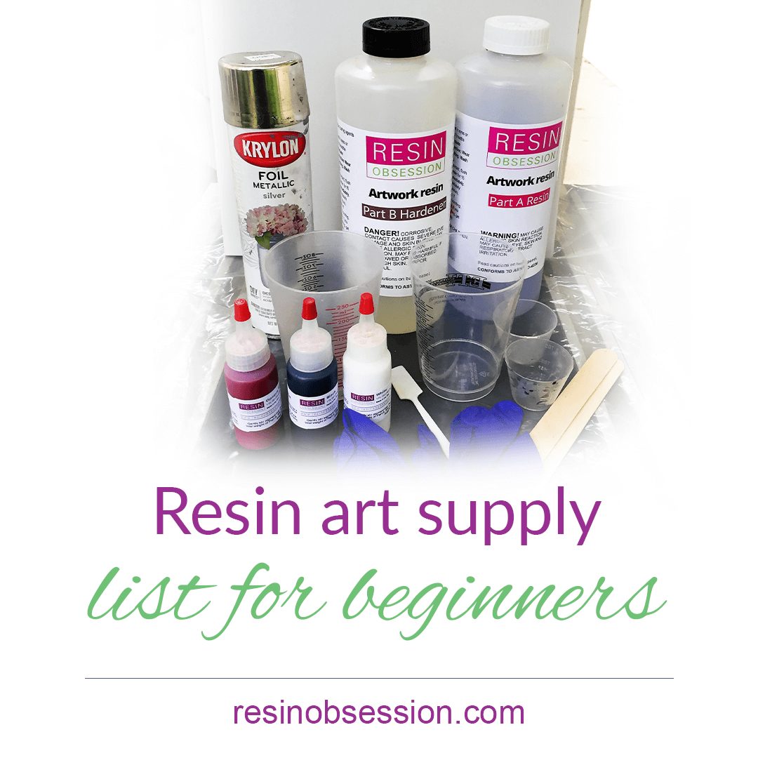 Shopping List for Art Resin Beginners