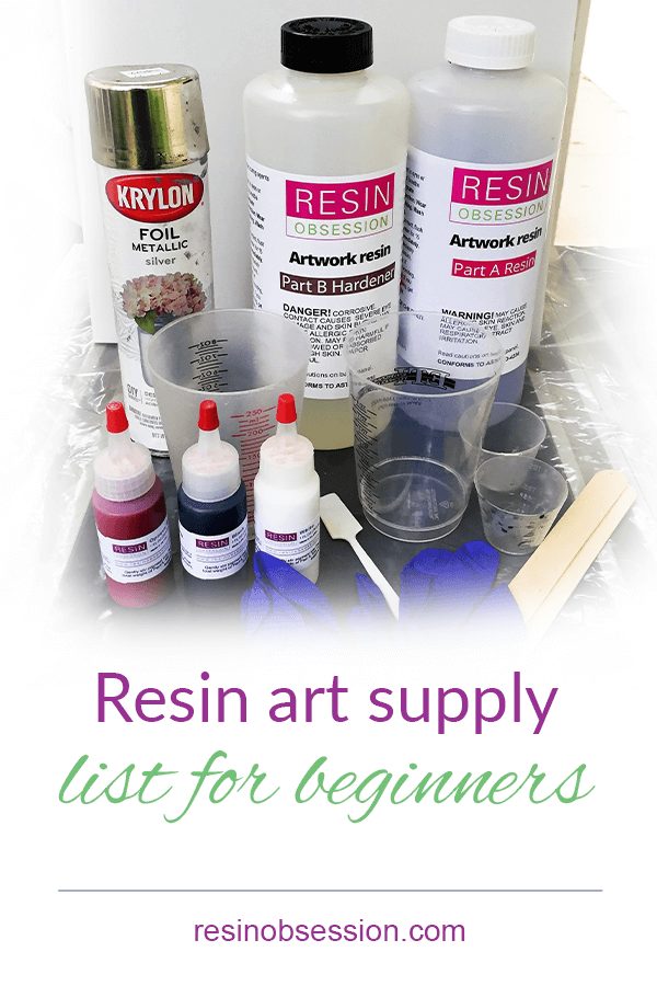 Resin Art Supply List 