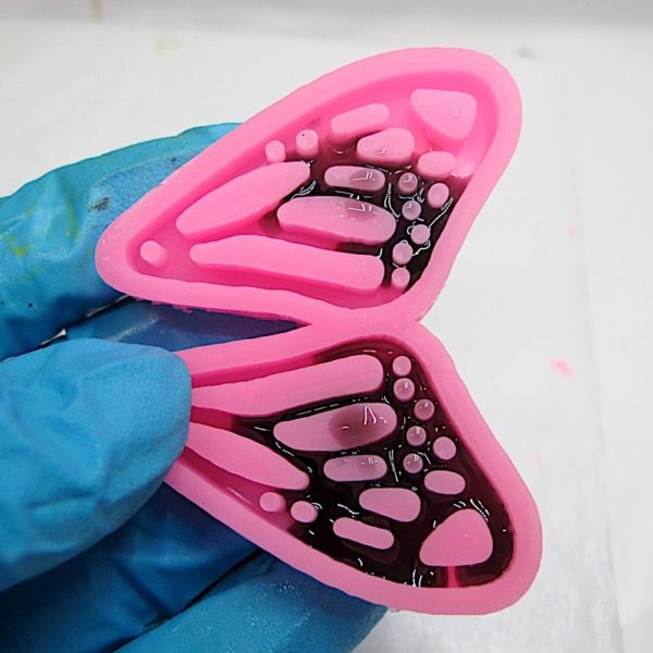 Resin Molds Butterfly Wing Earrings Silicone Epoxy Resin Molds for