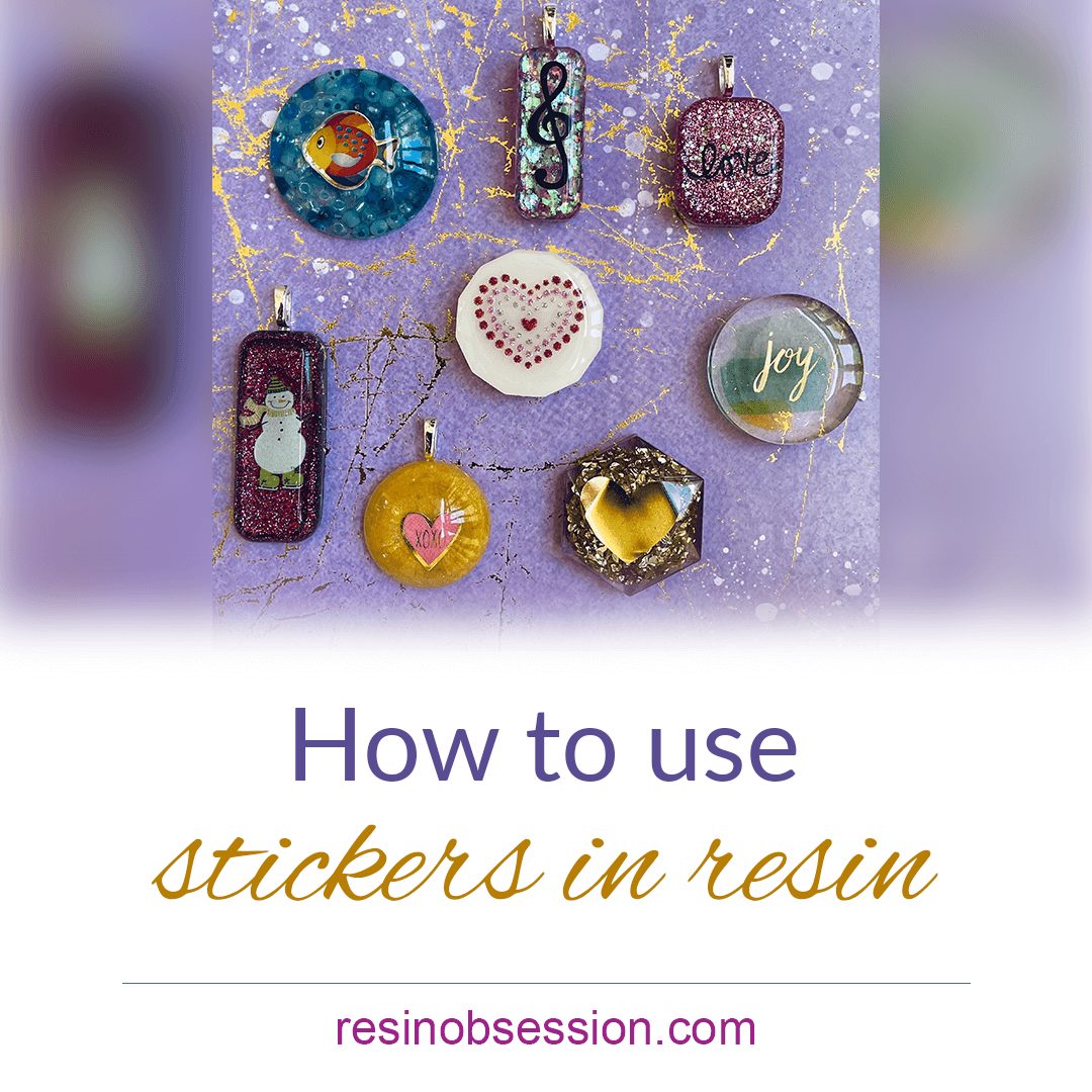 How To: Stickers / Inserts for Resin, Resin for Beginners