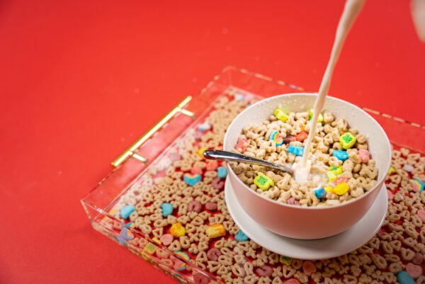 lucky charms epoxy tray